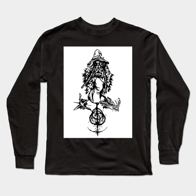 Elden Ring tattoo design Long Sleeve T-Shirt by CathyGraphics